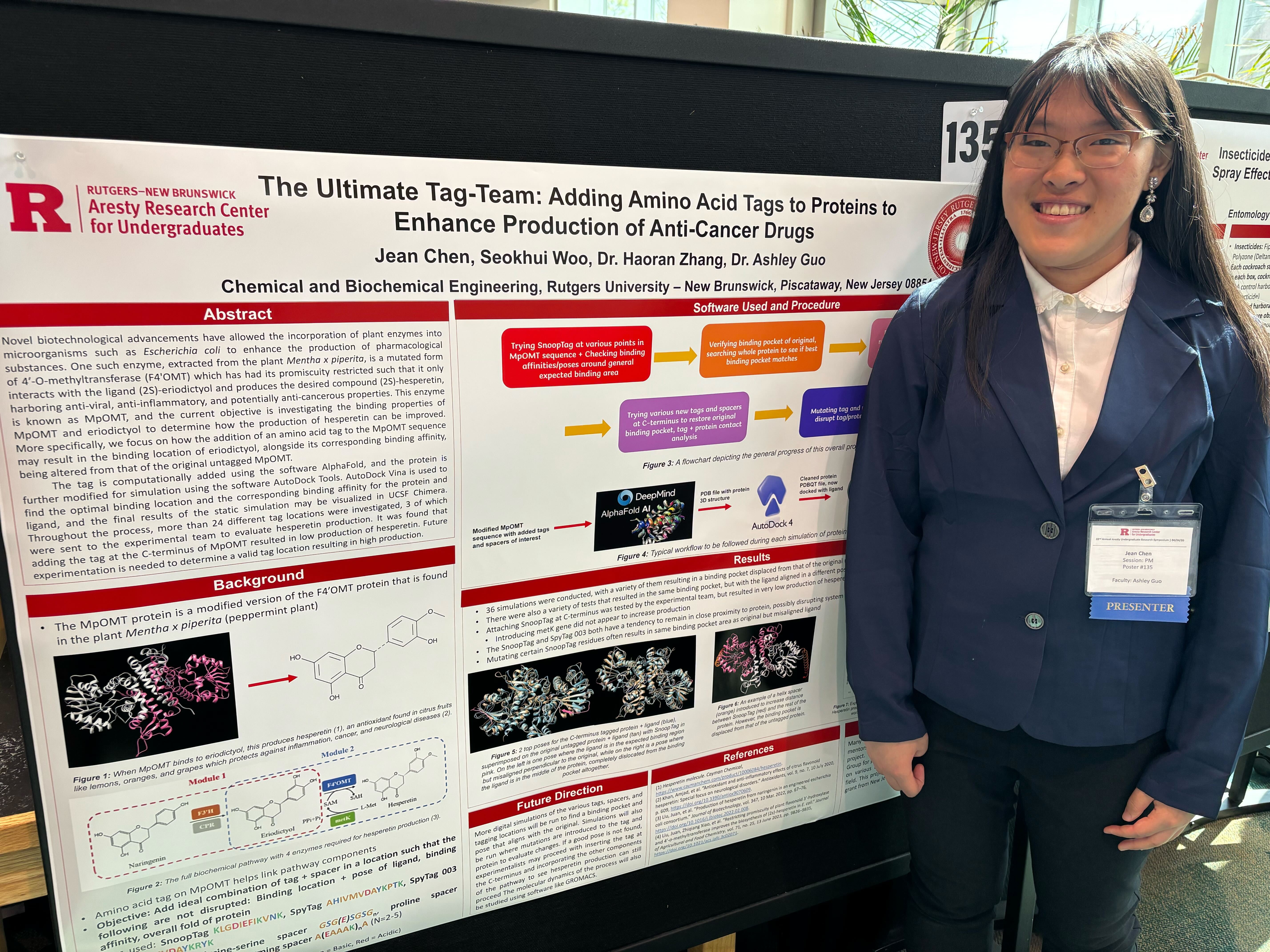 Jean at Annual Aresty Symposium